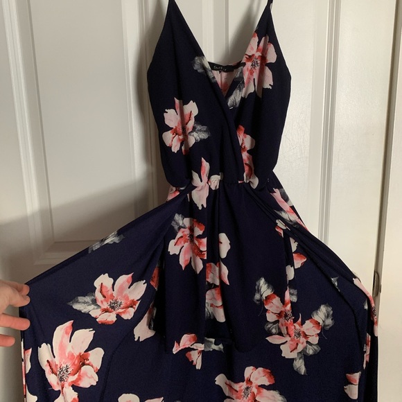 Floral Romper with Cape - Picture 1 of 4